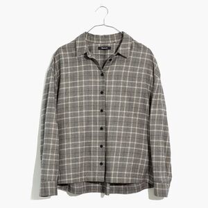 Madewell Plaid Button-Up Shirt
